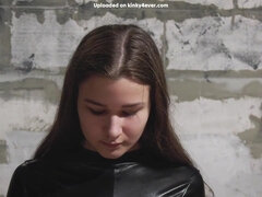Kont, Bondage discipline sadomasochisme, Gebondenheid, Bruinharig, Gek, Latex, Kut duiken, Nat