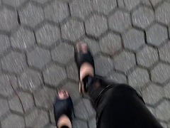 Fetichismo travestista, Europeo, Fetiche, Lencería, Polaco, Público, Transexual, Zapatos