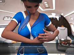 Секс без цензуры, Милф, Стюардесса