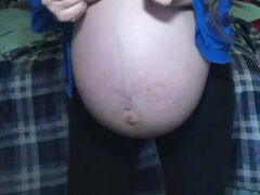 Gros seins, Plantureuse, Masturbation, Seins naturels, Mamelons, Enceinte, Solo, Nénés