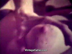 Red Lipped Vixen Sucking and Fucking (1970s Vintage)