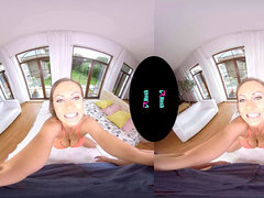 VRHUSH small ash-blonde Tina Kay rump fucked in virtual reality