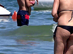 spycam Beach humungous Boobs Topless Amateur Hot Teens HD video
