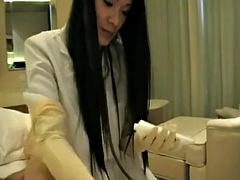 Asiatique, Bisexuelle, Gants, Branlette thaïlandaise, Latex, Massage, Mature, Infirmière