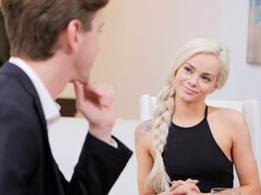 Blond, Pijpbeurt, Hondjeshouding, Jurk, Erotisch, Handbeurt, Geschoren, Tiener