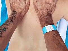 Grosse bite, Éjaculation interne, Français, Massage, Mature, Huilée, Public, Nénés