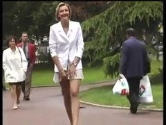 フェラチオ, 露出狂, フランス人, 毛深い, アウトドア, レトロ, 三人, ヴィンテージ