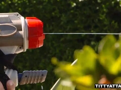 Braunhaarige, Ex freundin, Hd, Riesig, Zierlich, Schreiend, Jungendliche (18+), Titten