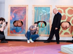 Arsch, Grosser arsch, Grosser schwanz, Grosse titten, Hundestellung, Schwanzloch, Milf, Flotter dreier