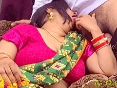 Amateur, Tante, Bisexuelle, Sucer une bite, Couple, Éjaculer dans la bouche, Femme au foyer, Indienne