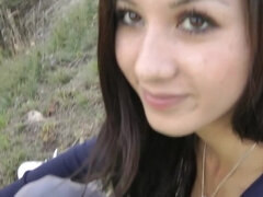 フェラチオ, 茶髪の, 顔射, 公共, 生徒