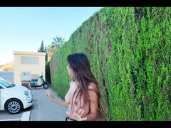 Leie, Asiatisch, Bekleidet, Flashen, Hd, Mutti, Im freien, Öffentlich