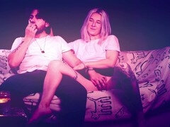 Cul à la bouche, Sucer une bite, Petite femme, Maigrichonne, Suçant, Suédoise, Tatouage, Nénés