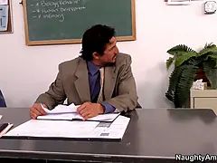 Blasen, Braunhaarige, Sperma im mund, Spermaladung, Schmutzig, Brille, Student, Lehrer