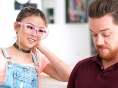 Cul, Blonde, Sucer une bite, Queue, En levrette, Grosse, Branlette thaïlandaise, Rasée