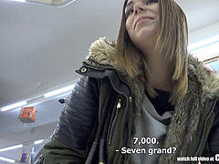 Czech Pawn Shop - youthful damsel loves to Swallow