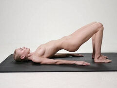 Blonde, Doigter, Béant, Masturbation, Solo, Sport, Adolescente, Nénés