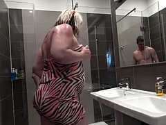 デカパイ, フェラチオ, エロ熟女, デブ, フェティッシュ, お婆さん, ハードコア, 母