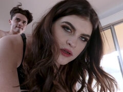 Schwarz, Blasen, Pummelig, Kondom, Hausfrau, Rasiert, Hoch, Jungendliche (18+)