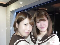 Asiatique, Nana, Sucer une bite, Tir de sperme, Gorge profonde, Queue, Hard, Élève