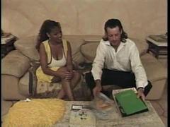 Anal, Culo, Negro, Mamada, Ébano, Clasico