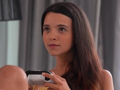 18 ans, Nana, Grosse bite, Tir de sperme, Femelle, Hd, Petite femme, Jouets