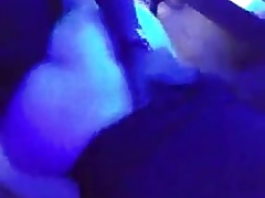 Slutty latina taking dick at club while bf in the bathroom