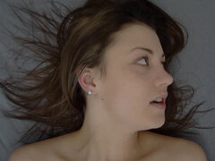 Braunhaarige, Süss, Tschechisch, Masturbation, Orgasmus, Solo