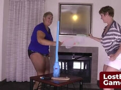 デカパイ, ブロンド, 汚れた　, ゲーム, Hd, レズビアン, 淫乱熟女, ストリッピング