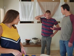 Жопа, Брюнетки, Натуральные сиськи, Юбки, Носки, Молоденькие, Сиськи, Униформа