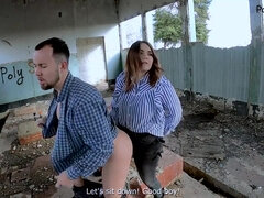 Draws Graffiti Sucks And Fucks With A Strapon On An Abandoned House