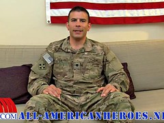 Armee, Grosser schwanz, Schwul, Masturbation, Muskel, Solo