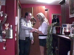 Enthousiasteling, 1 man 2 vrouwen, Ondergoed, Natuurlijke tieten, Kut duiken, Hangende tieten, Verleid, Trio