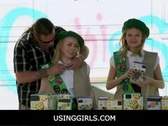 Teen Scouts: Free & Ready for Hardcore Fun - Includes Blowjob, Pussy, Tits