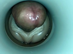 Tip of my dick by cum cam man