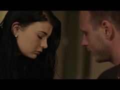 Schönheit, Schwarz, Blasen, Fesselspiele, Fingern, Absätze, Nippel, Muschi