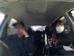 素人, アジア人, デカ尻, デカパイ, 車, 自家製, 日本人