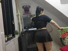 Mooi, Cousine, Hondjeshouding, Huisgemaakt, Naakt, Tiener