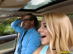 Rubia, Coche, Examen, Sexo soft, Adolescente
