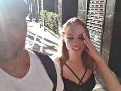 Enthousiasteling, Lieveling, Blond, Braziliaans, Bioscoop, Fetisj, Latijnse vrouw, Openbaar