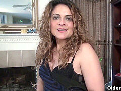 Amerikanisch, Reif, Milf, Mutti, Nylon