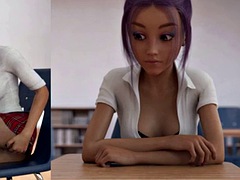 Unruly Redvoidcgi Students Futanari Fucks Herself In Public Classroom