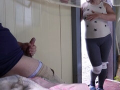 Public handjob, stranger, voyeurism