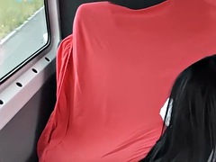 Tetas grandes, Morena, Autobús, Corridas faciales, Alemán, Sexo duro, Madres para coger, Chupando