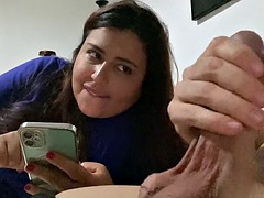 Grosser schwanz, Braunhaarige, Spermaladung, Fetisch, Hardcore, Masturbation, Milf, Spanisch