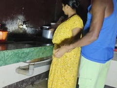 Hot Local Village Bhabhi Fucked Hard in Kitchen - Desi Sex Part 2