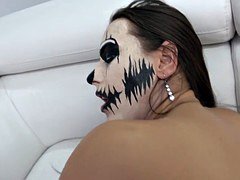 Povbitch - Halloween special with anal monster Mea Melone