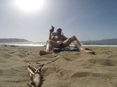 Nude beach, beach