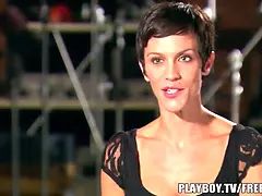 Couple makes first porn with Playboy tv