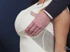 Gros seins, Sucer une bite, Tir de sperme, Faciale, Mère que j'aimerais baiser, Maman, Perverse, Pov